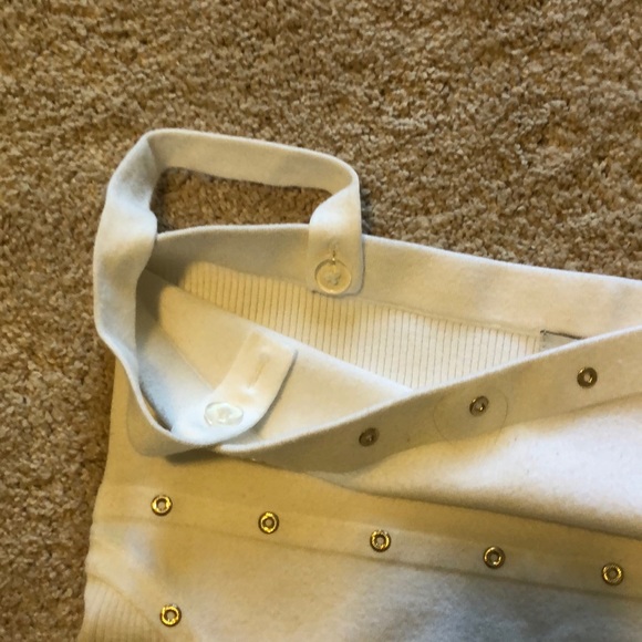 Cache White Tube Top with Gold Embellishments - Picture 9 of 9